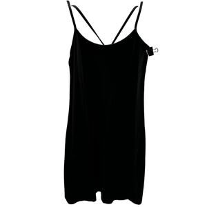 Eileen Fisher Black Viscose Spandex Knit Camisole Women's Dress- Size XS